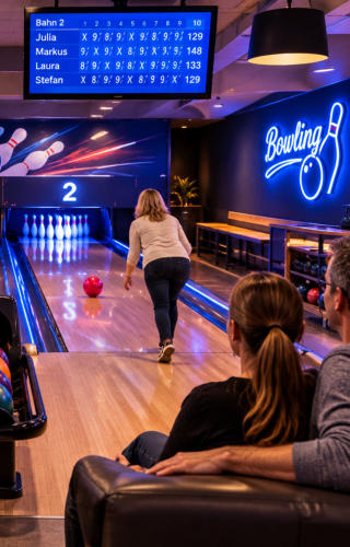 Buche Dir eine Bowling in der Edelweissalm Hohegeiß  -  25 €/Stunde